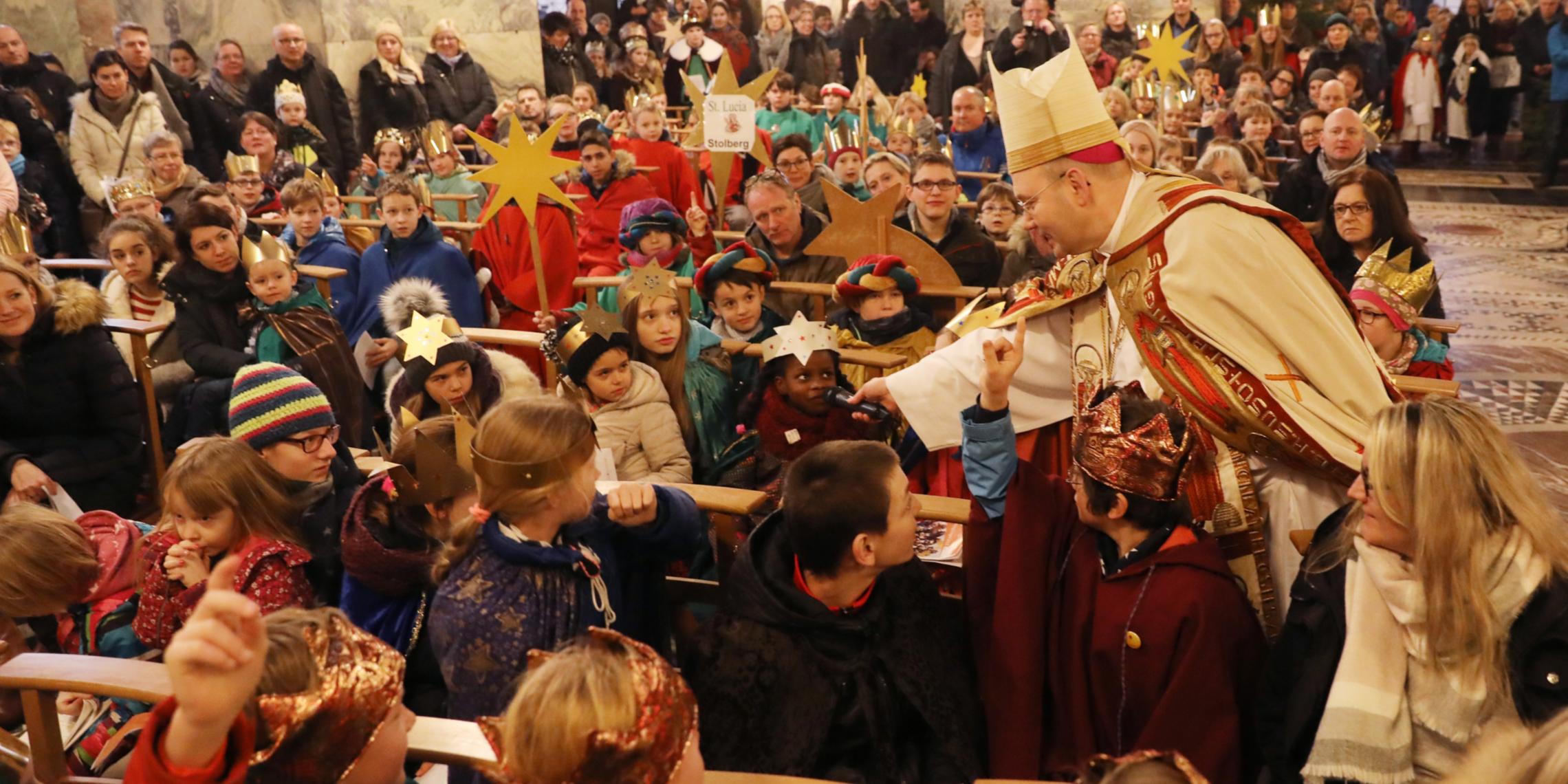 Aussendung der Sternsinger