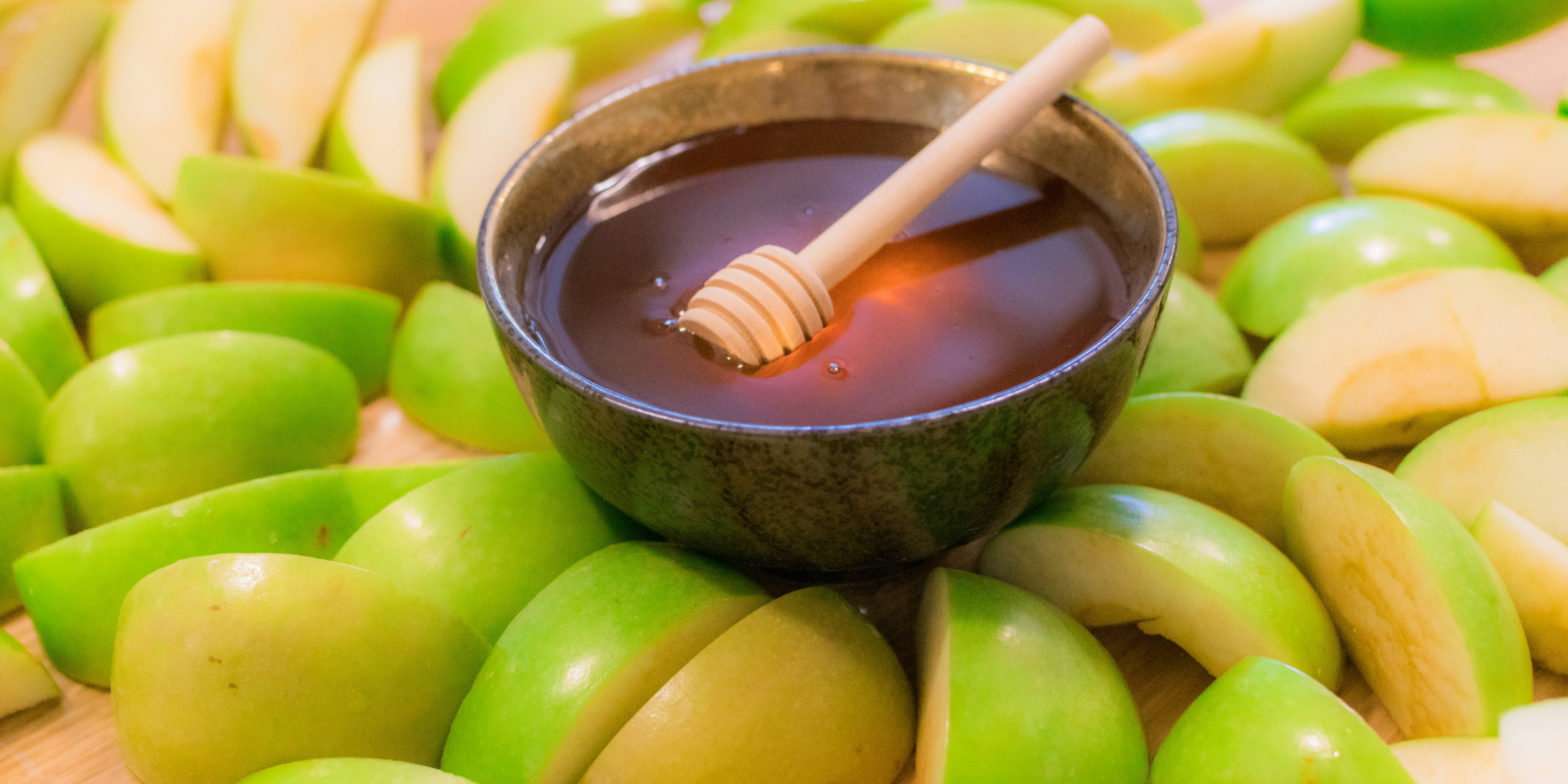 Honig und Apfel