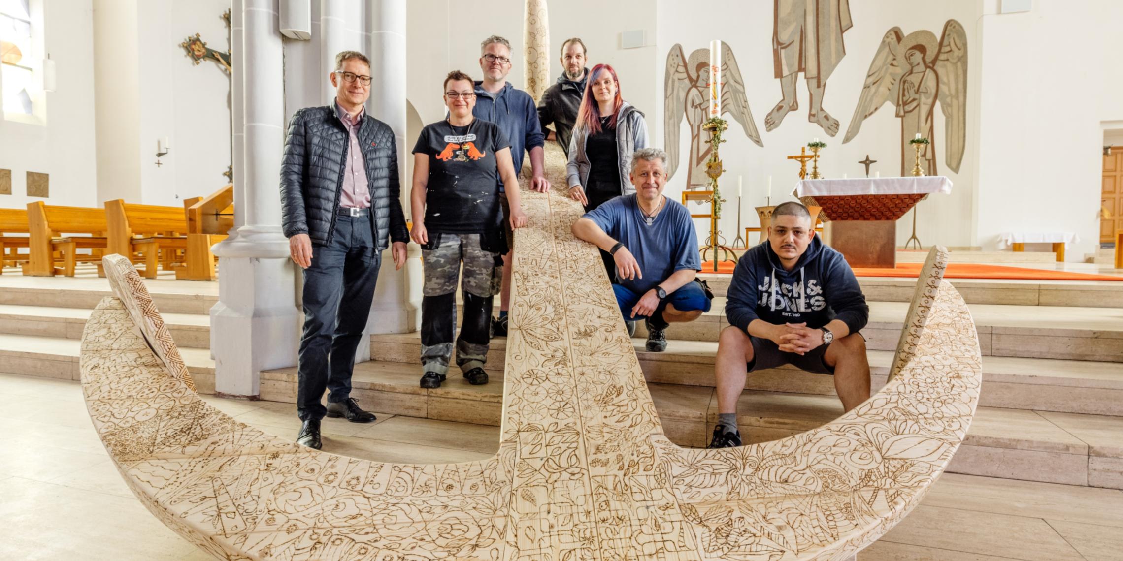 Starker Anker – Kunstaktion als Zeichen der Solidarität