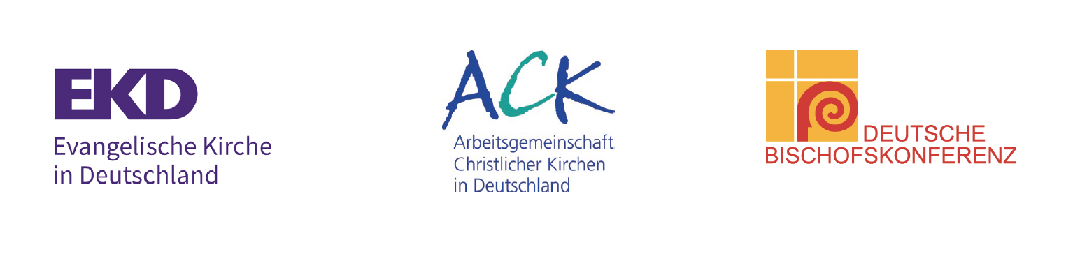 Gemeinsamer Aufruf der Vorsitzenden der christlichen Kirchen zur Teilnahme an der Wahl. (c) EKD/ACK/DBK