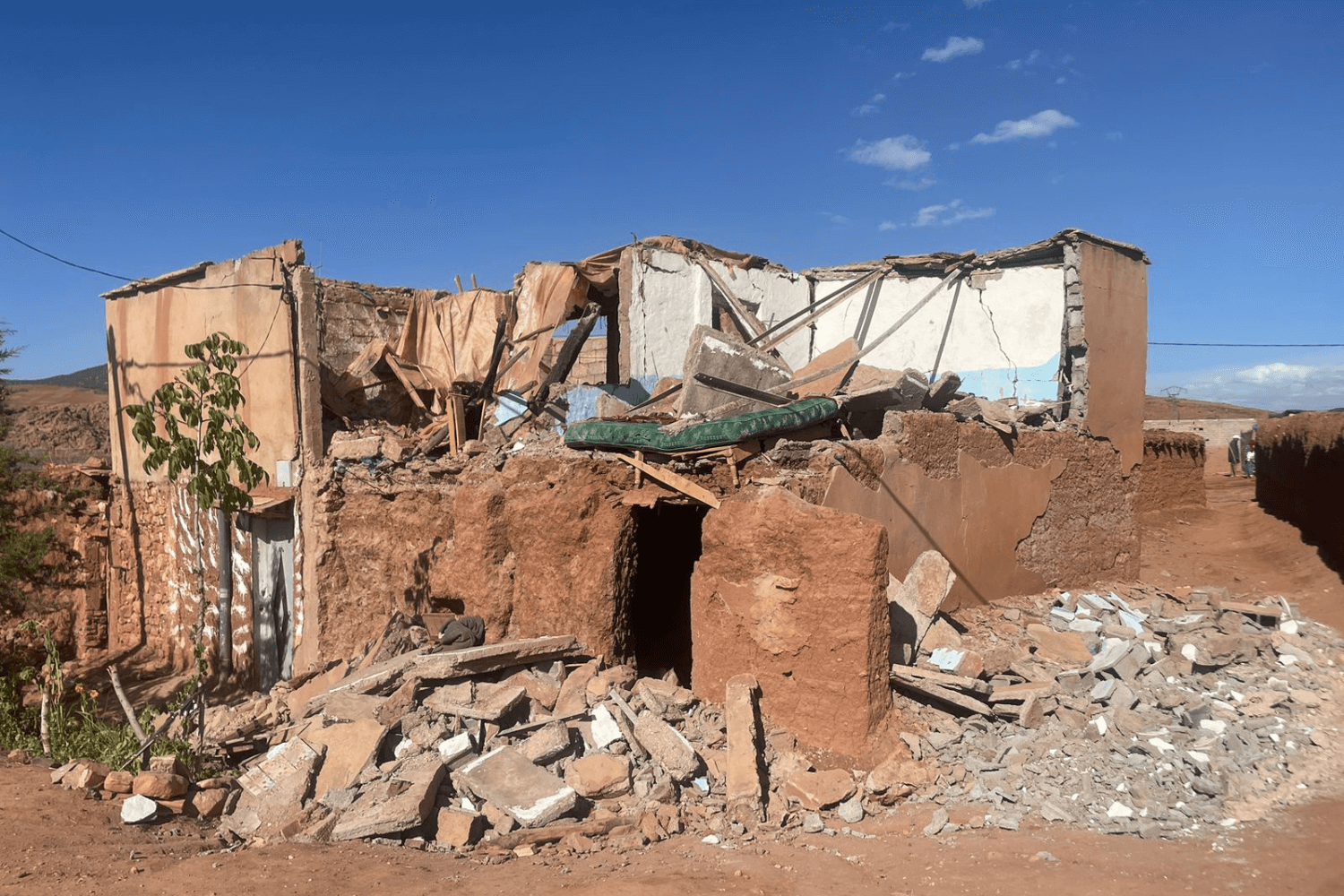 Das Erdbeben in Marokko hat ganze Dörfer zerstört. (c) Caritas International