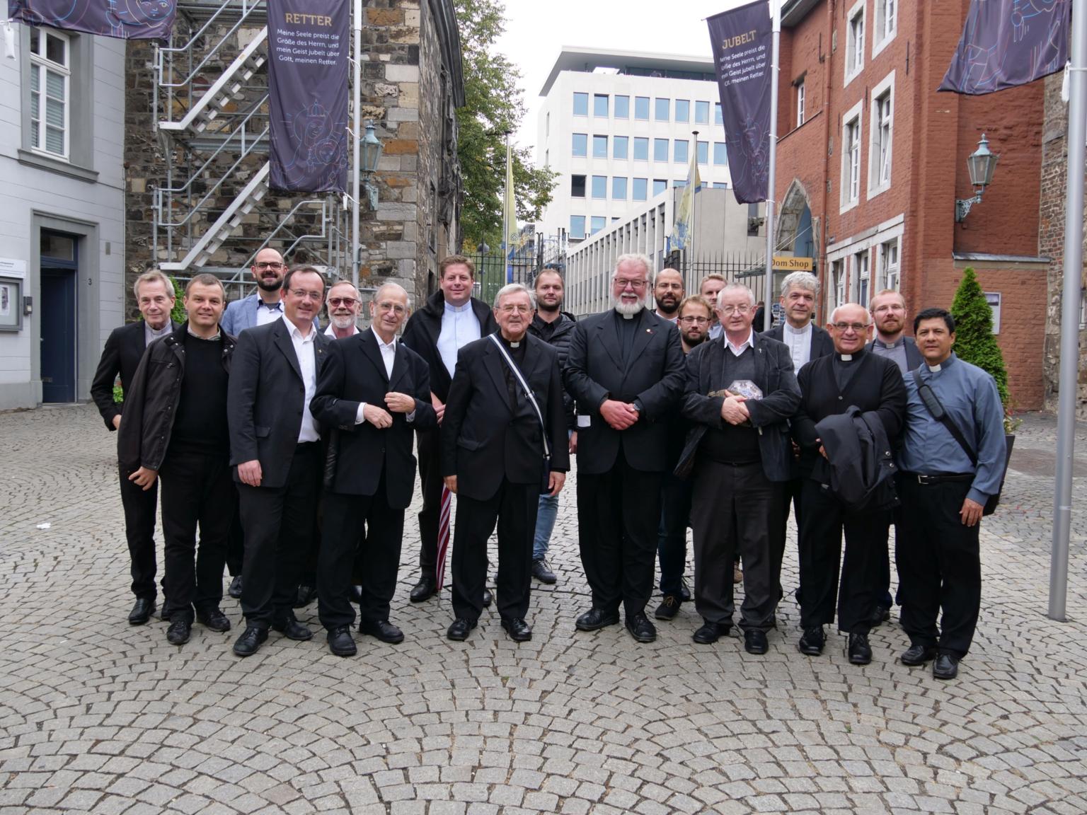 Zu Gast in Aachen: Studenten und Ehemalige der Santa Maria dell‘Anima (c) Bistum Aachen