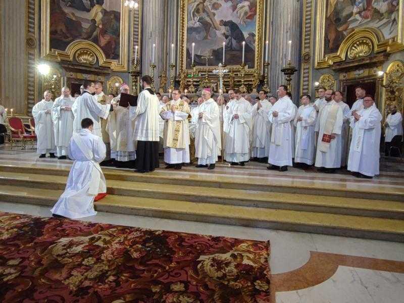 Diakonen- und Priesterweihe in der Kirche Sant’ Ignazio zu Rom. (c) Bistum Aachen
