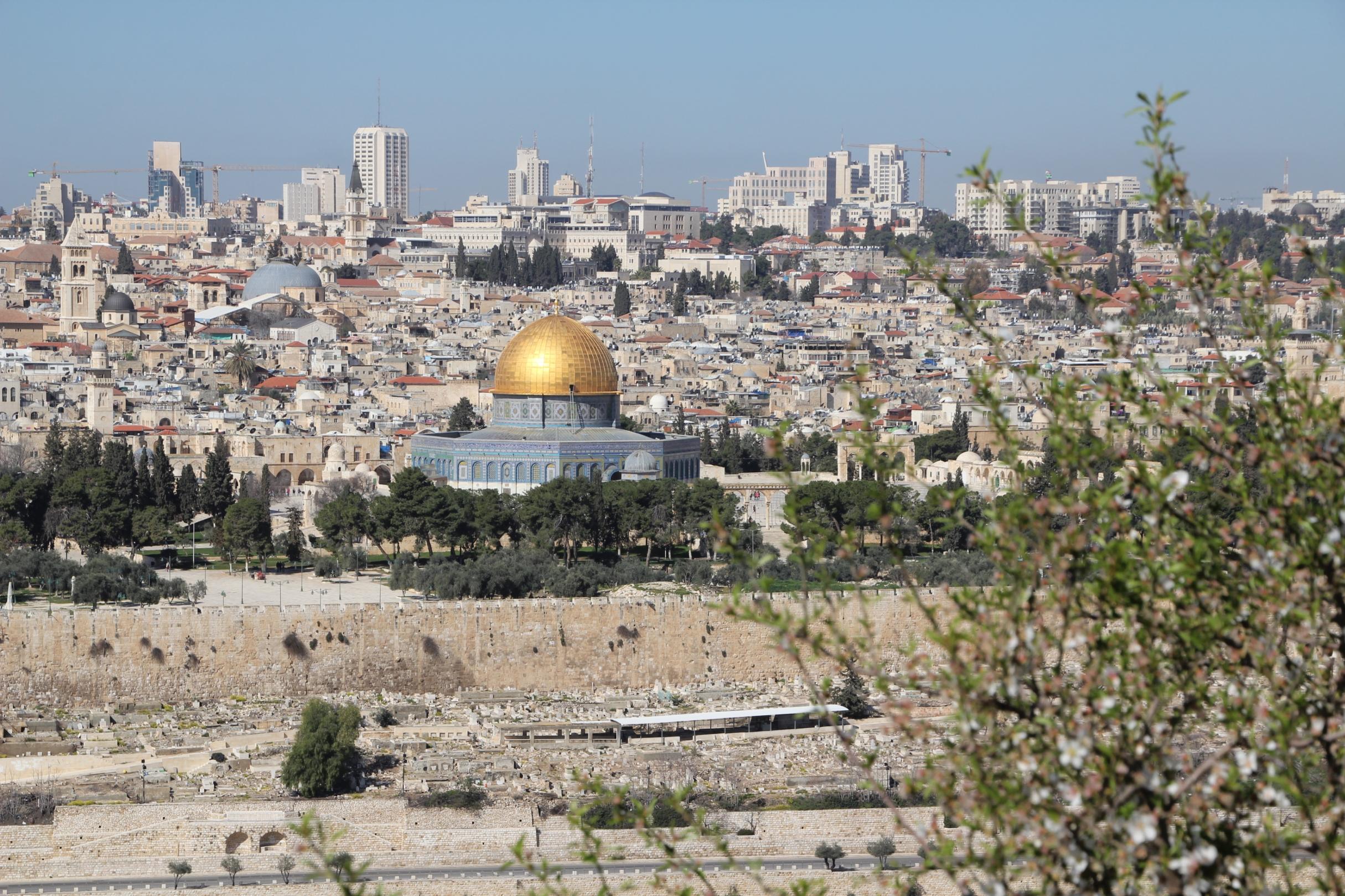 Blick auf Jerusalem