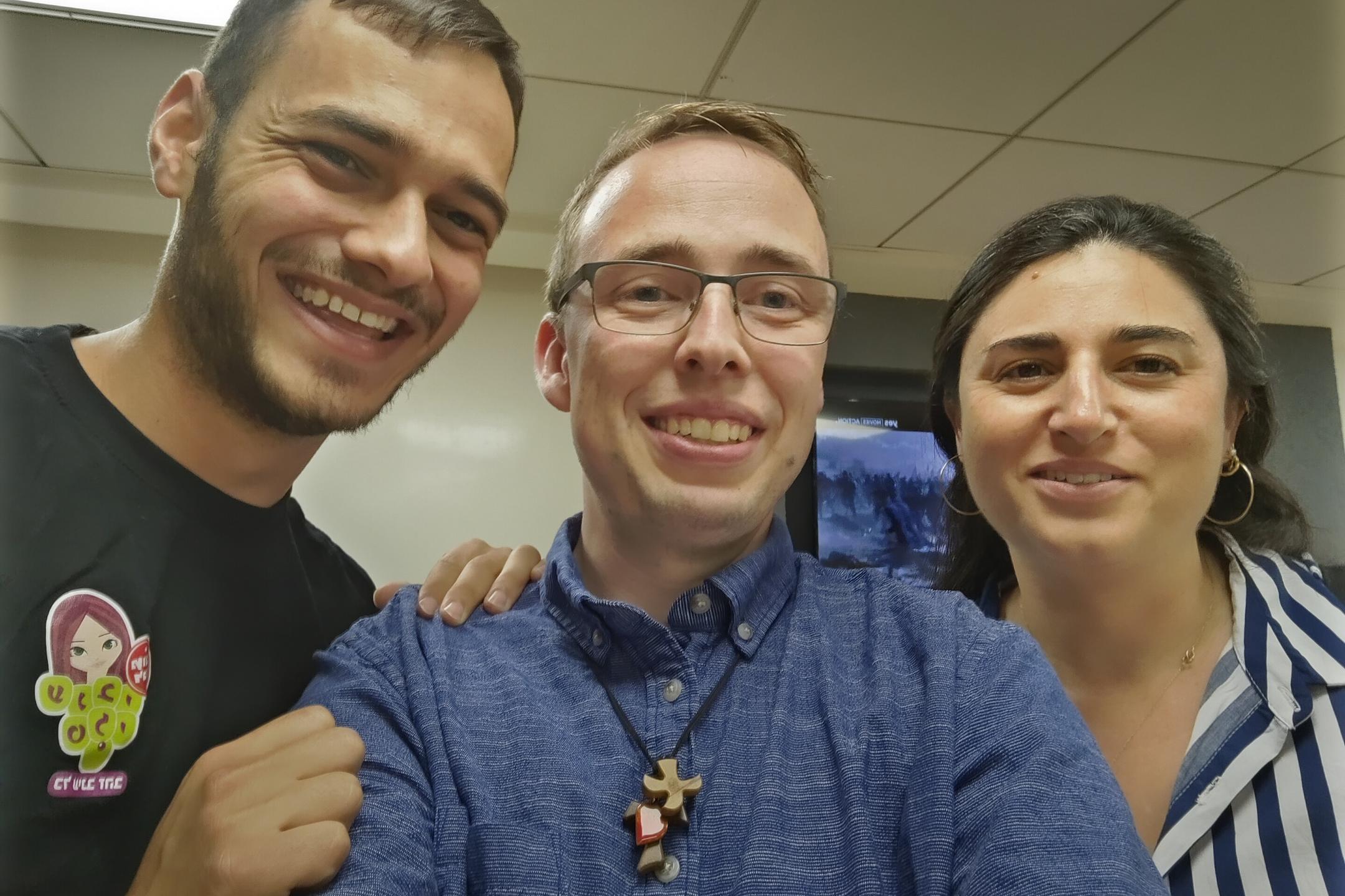 Felix Eicke trifft seine Kolleginnen und Kollegen in Jerusalem