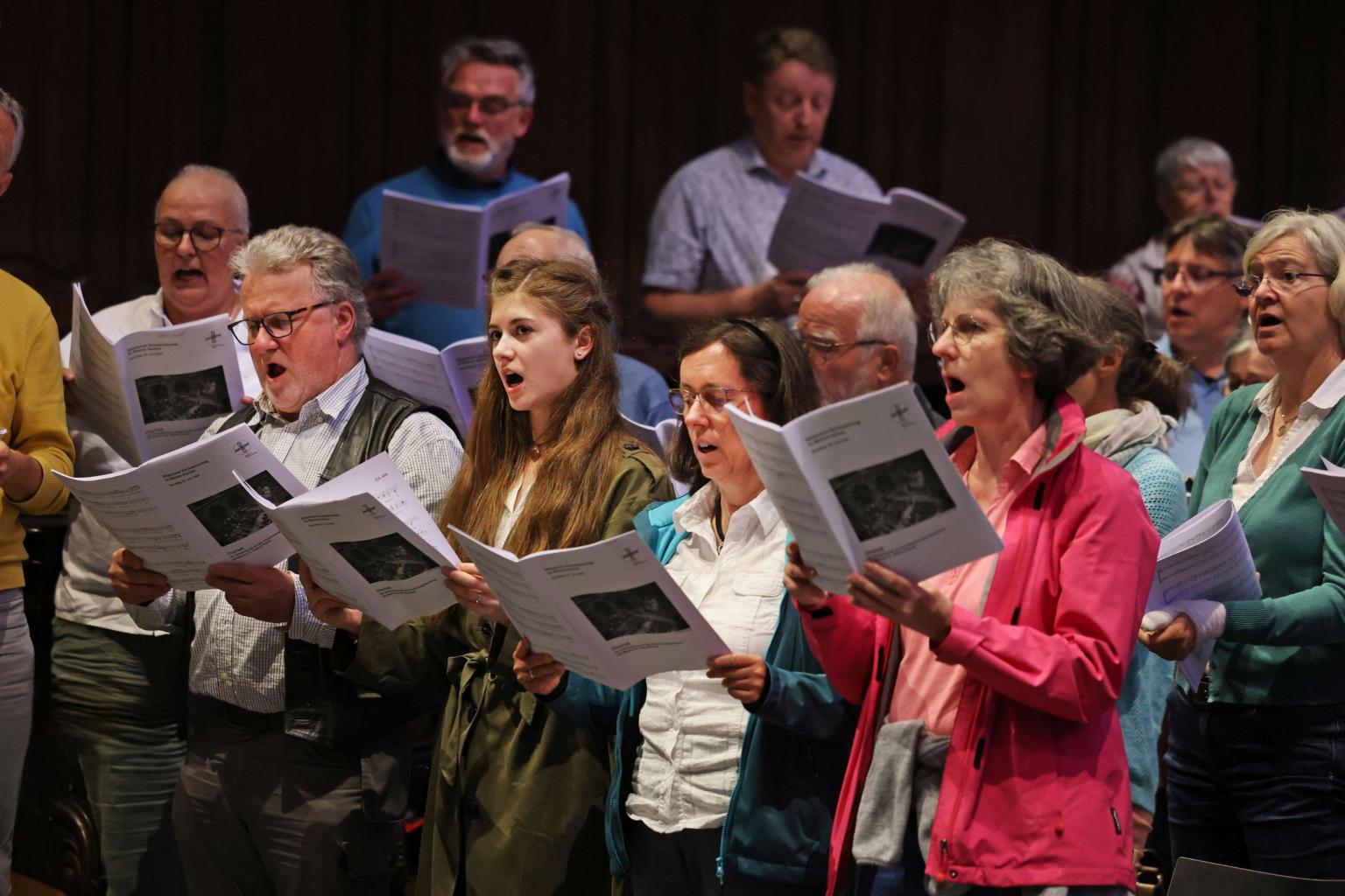 Hunderte Chöre und tausende Stimmen singen für Frieden, Toleranz, Hoffnung und Demokratie. (c) Bistum Aachen Andreas Steindl