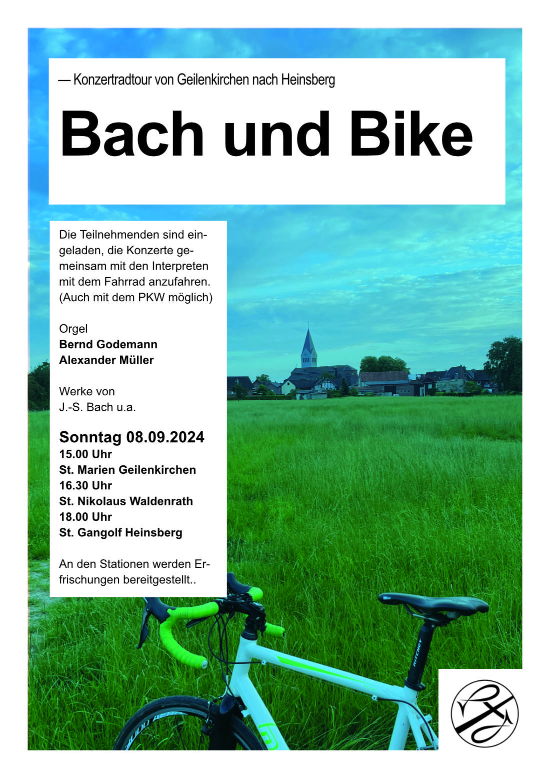 2024-09-08 - Plakat Bach und Bike (c) Alexander Müller