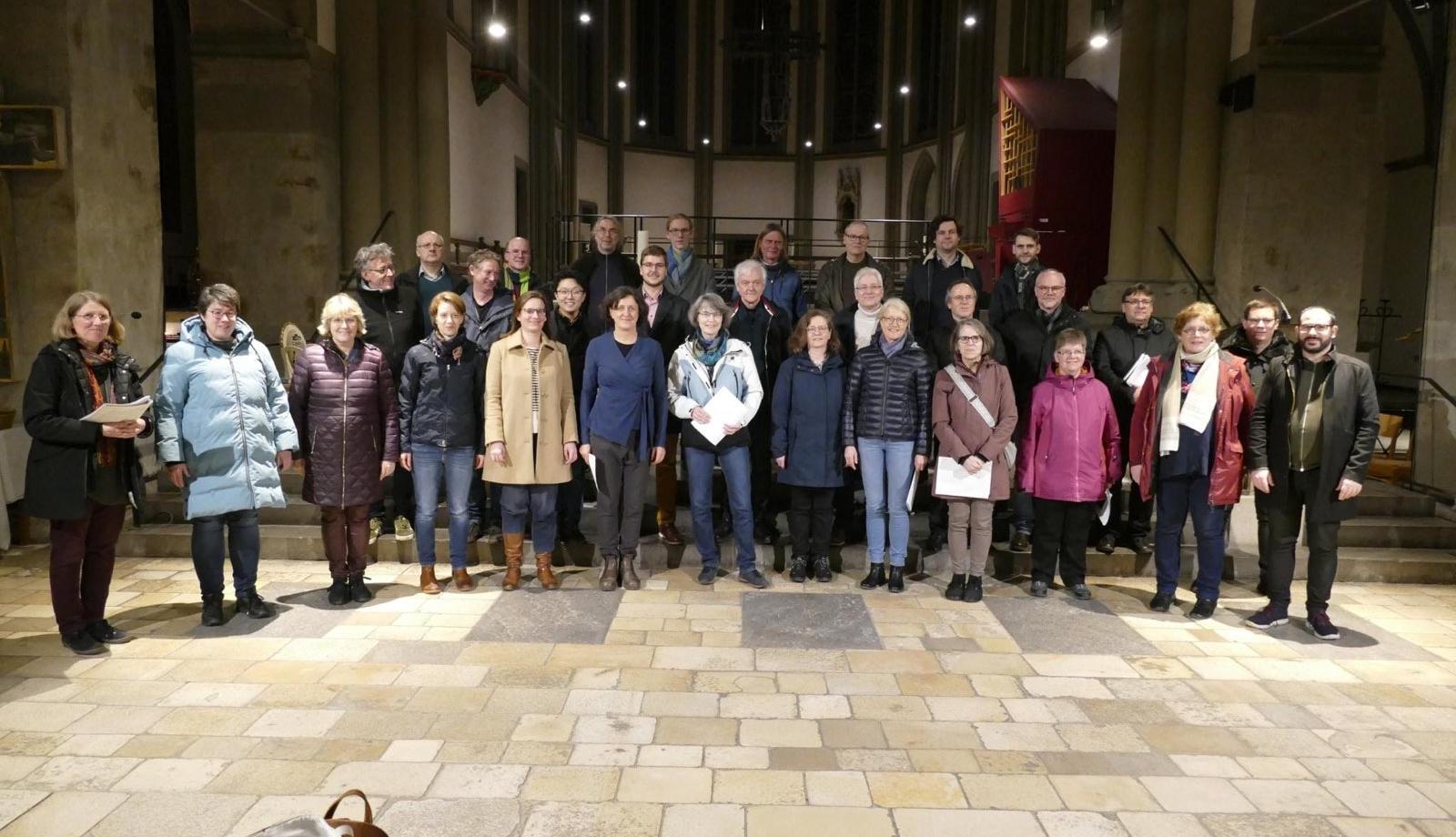 Die Teilnehmerinnen und Teilnehmer der Werkwoche (c) Fachbereich Kirchenmusik
