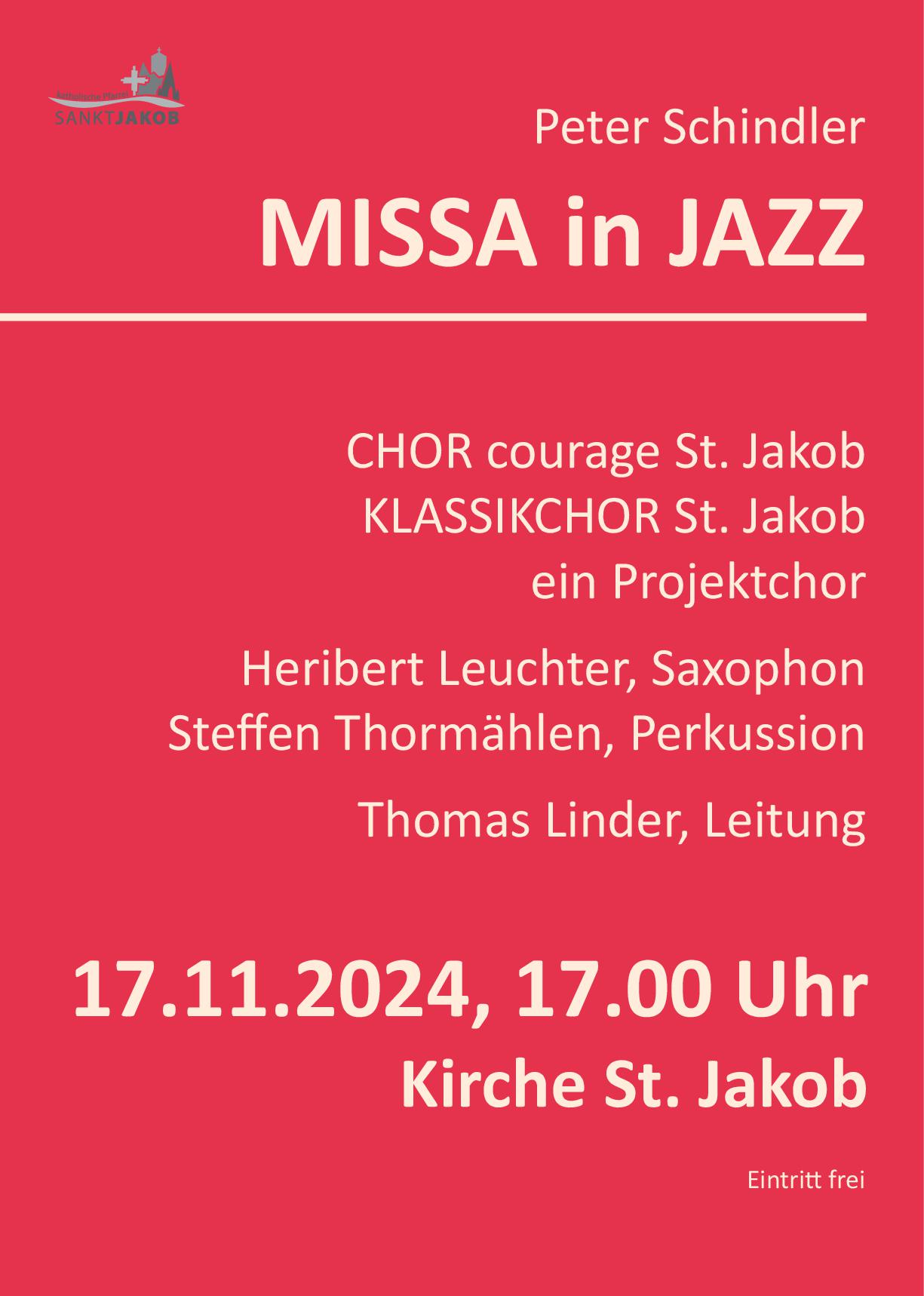 KONZERT Missa in Jazz A4-Probe-hoch-2024-05-08-mit emblem-001 (c) Thomas Linder