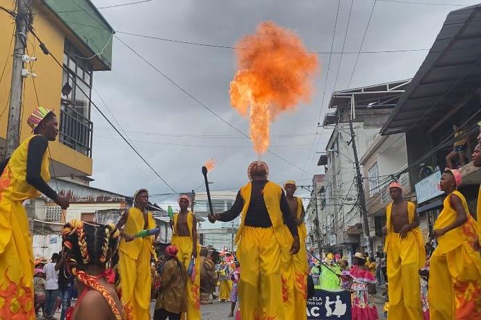 Karneval des Feuers in Tumaco