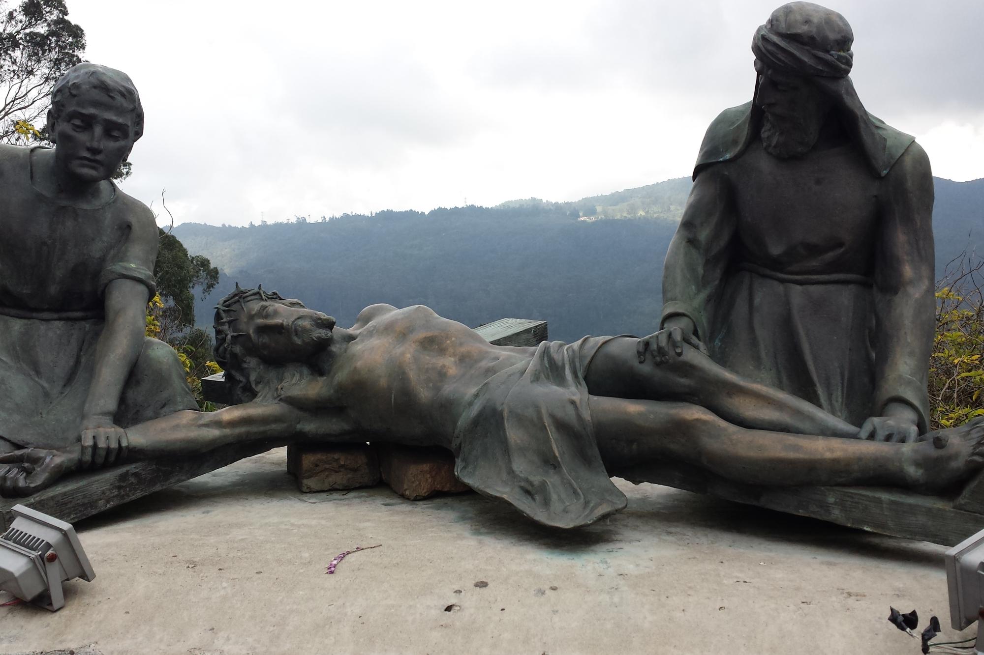 Kreuzigungsfigur auf dem Montserrate, Bogotá