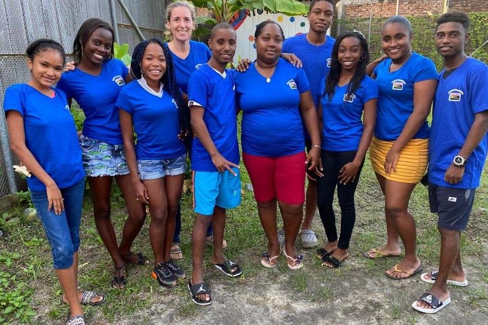 Team der JugendleiterInnen des Centro Afro