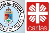 Logos der Sozialpastoral Pasto und des Caritasverbands Aachen e. V.