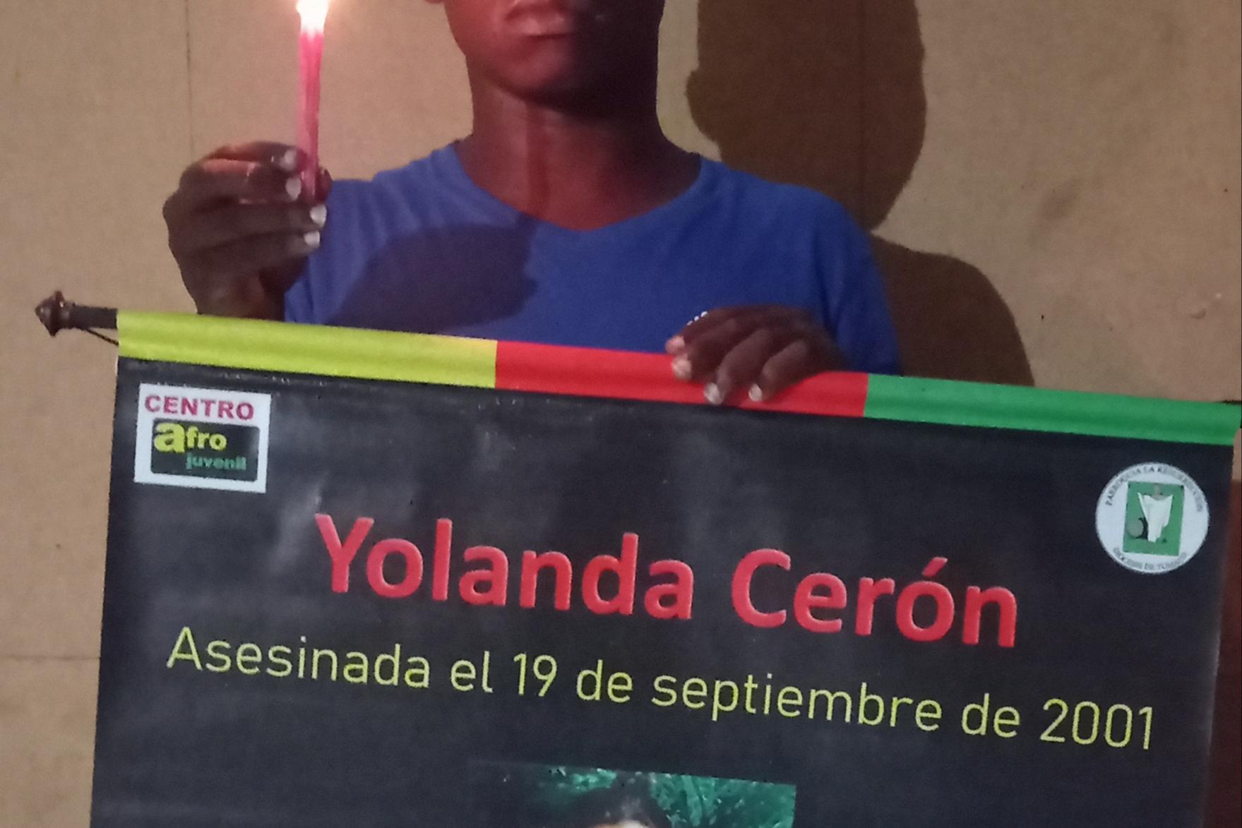 Gedenken an die Ermordung von Yolanda Cerón
