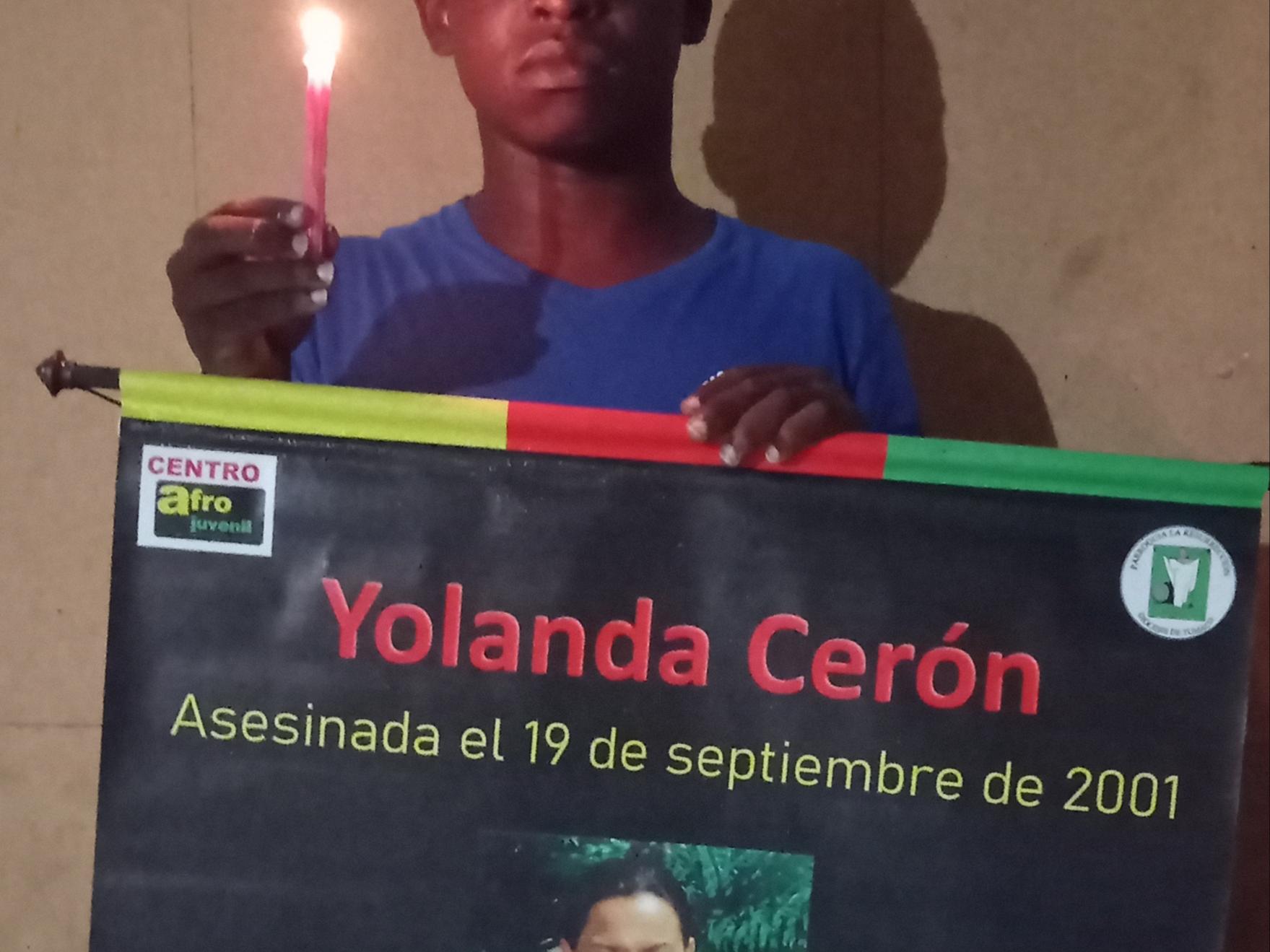 Gedenken an die Ermordung von Yolanda Cerón