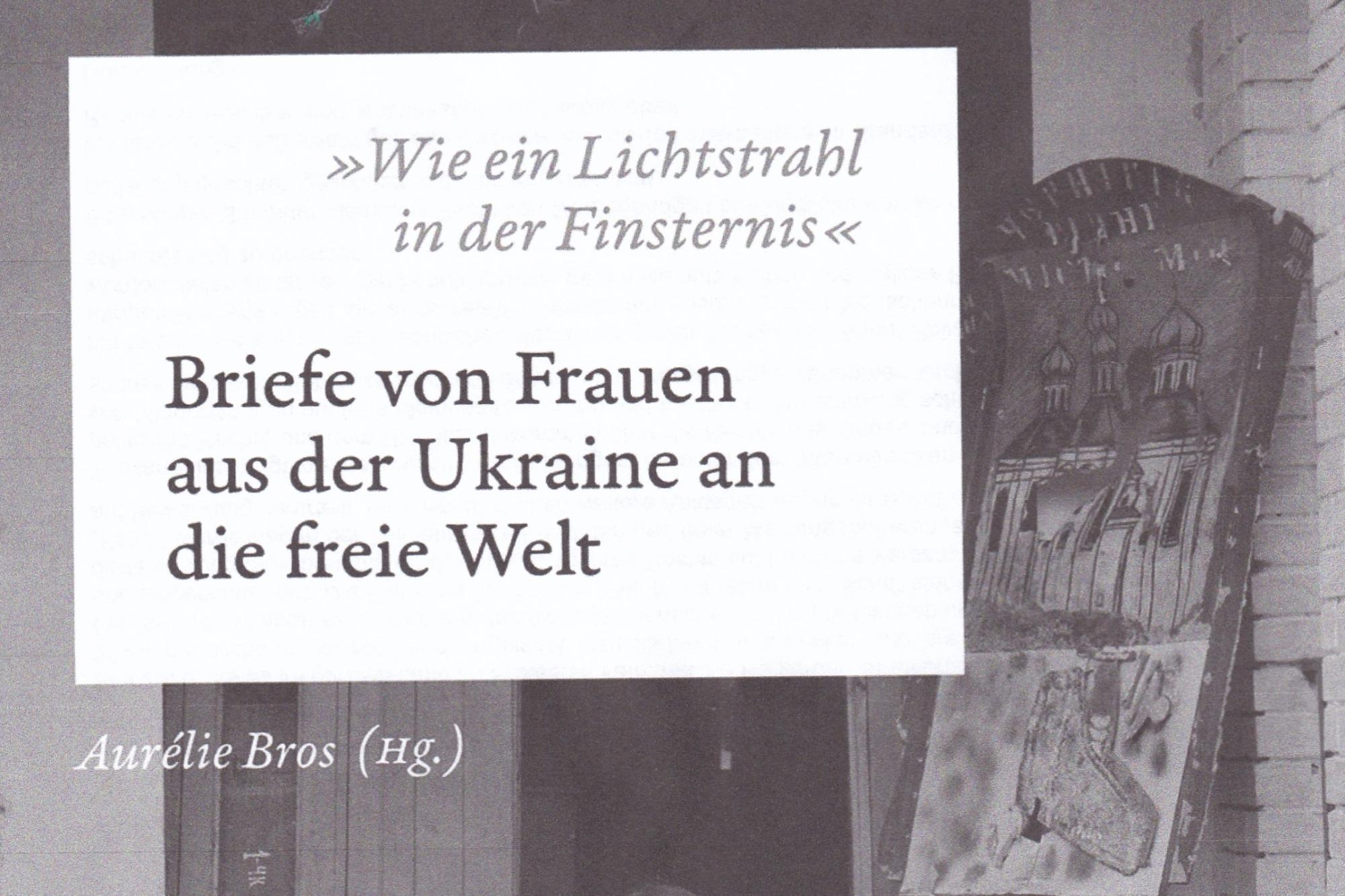 Buch-Cover: Briefe von Frauen aus der Ukraine an die freie Welt