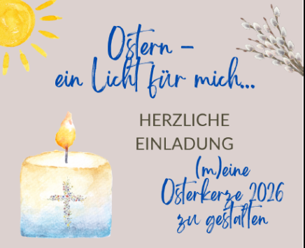 Osterkerze gestalten Stolberg