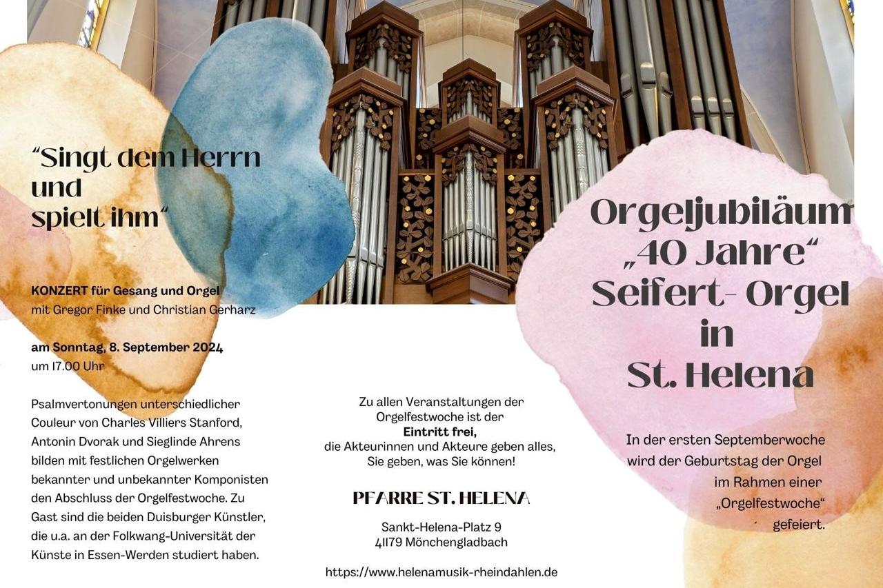 Flyer Orgeljubiläum Seite 1