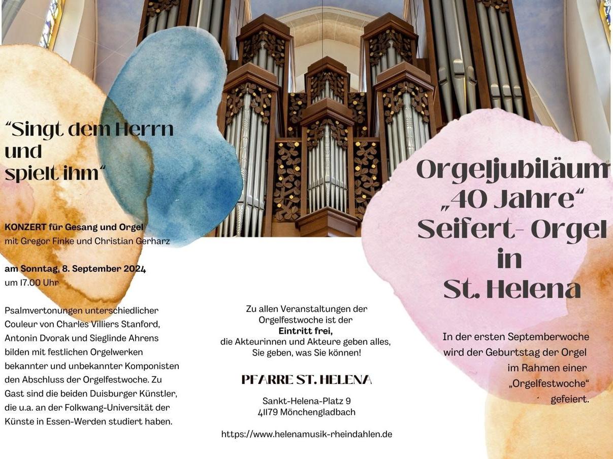 Flyer Orgeljubiläum Seite 1