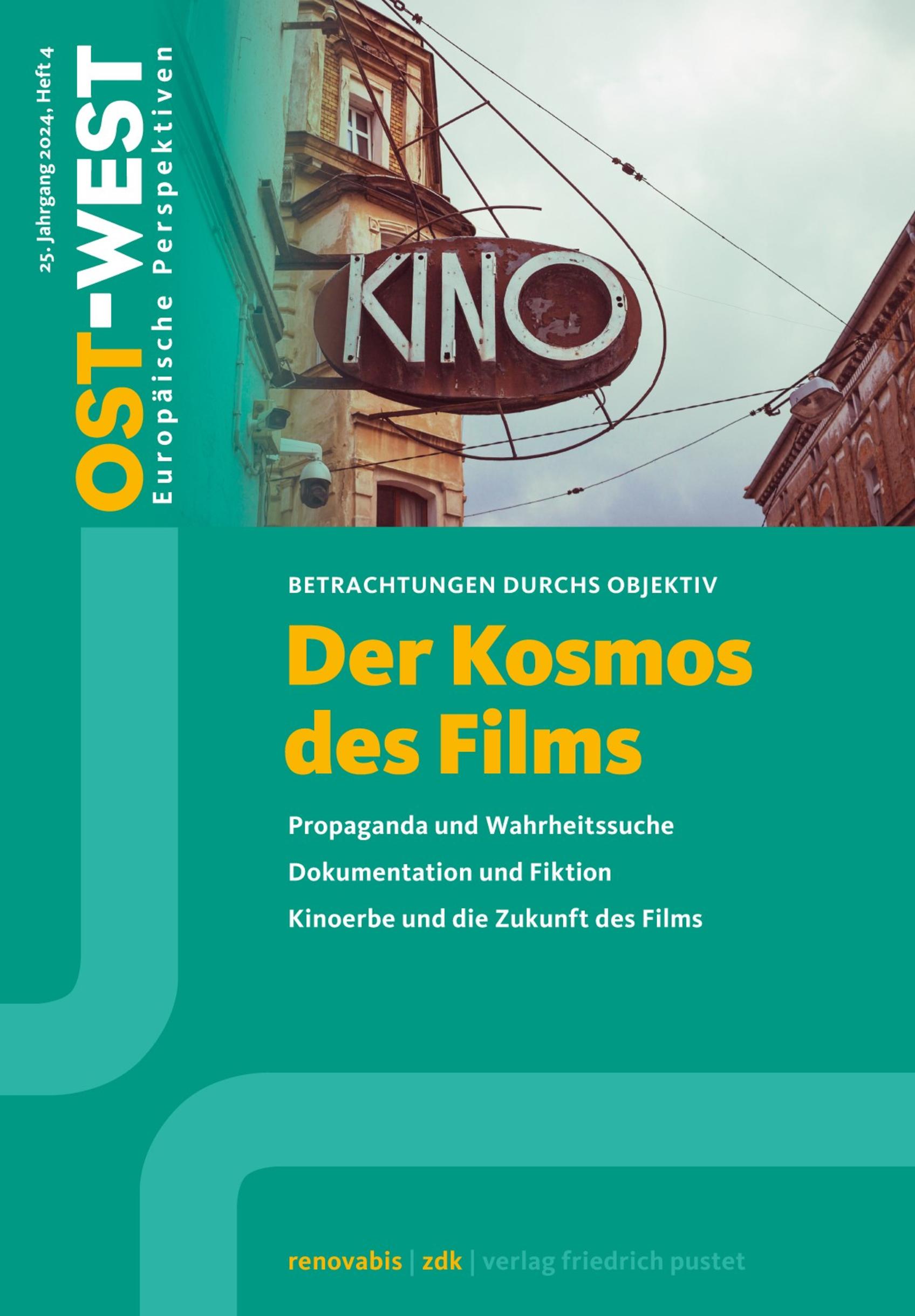 Das Titelbild zeigt eine Vintage-Leuchtreklame an einem Kino im polnischen Paczków. (picture alliance / imageBroker / Konrad Hryciuk) – Gesamtgestaltung des Umschlags: Martin Veicht (c) picture alliance / imageBroker / Konrad Hryciuk