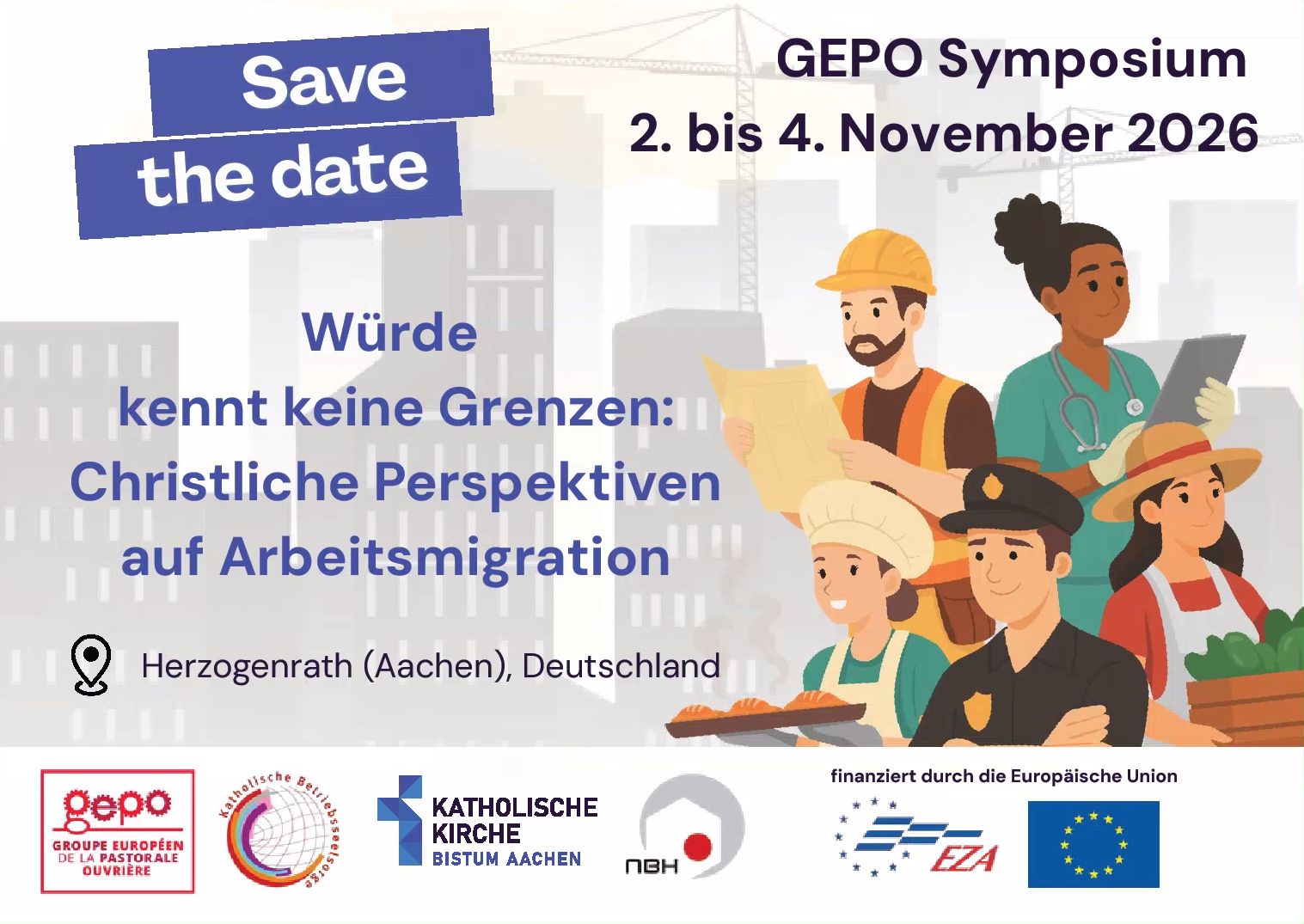 Save the date: Christliche Perspektiven auf Arbeitsmigration
