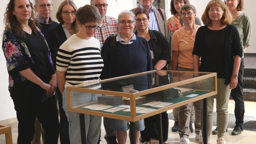 Führung für den 'Arbeitskreis Historische Bestände in den Bibliotheken von Nordrhein-Westfalen und Rheinland-Pfalz'