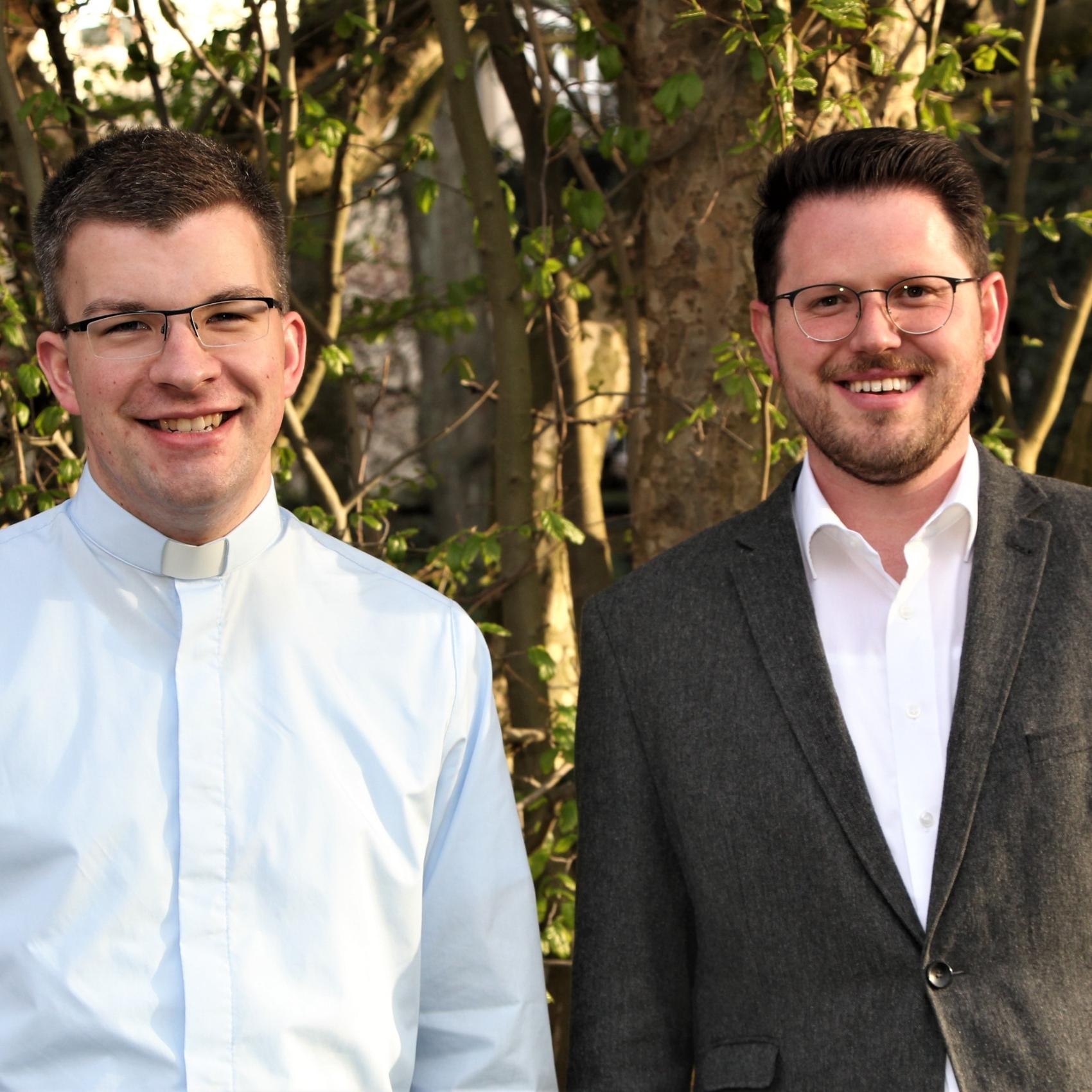 Kaplan André Vogelsberg und Kaplan Markus Terporten