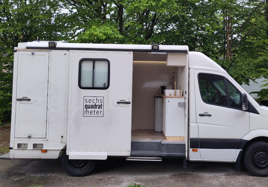 Die Grundlage des VisionVans ist ein umgebauter Rettungswagen.