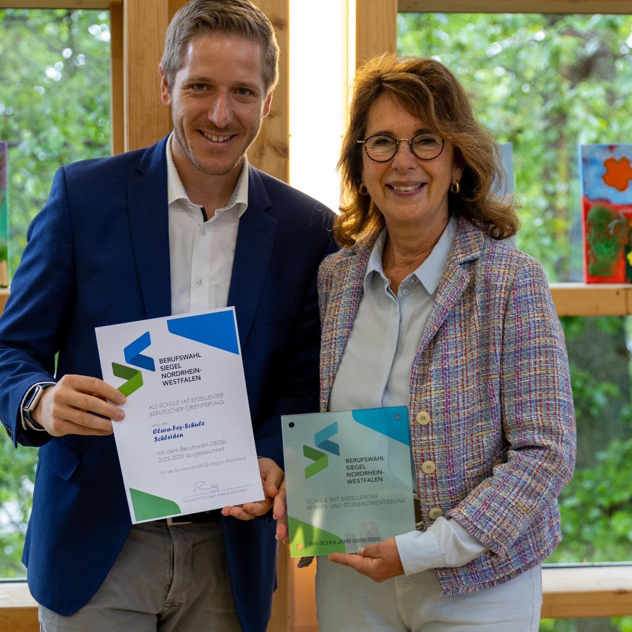 Clara-Fey-Schule erhält erneut Berufswahlsiegel