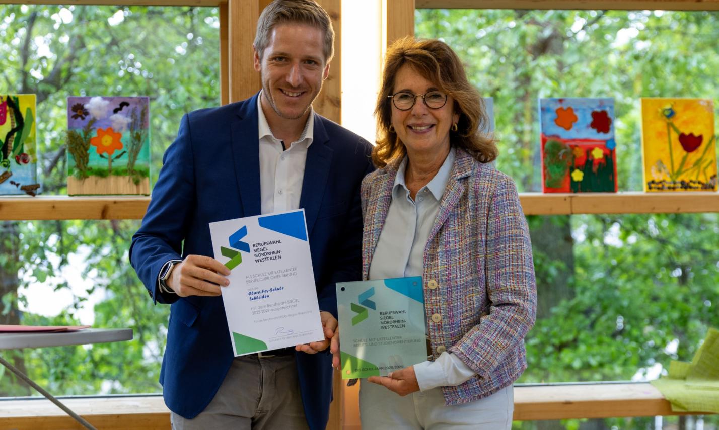 Clara-Fey-Schule erhält erneut Berufswahlsiegel