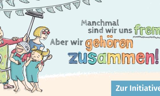 Familien feiern Demokratie