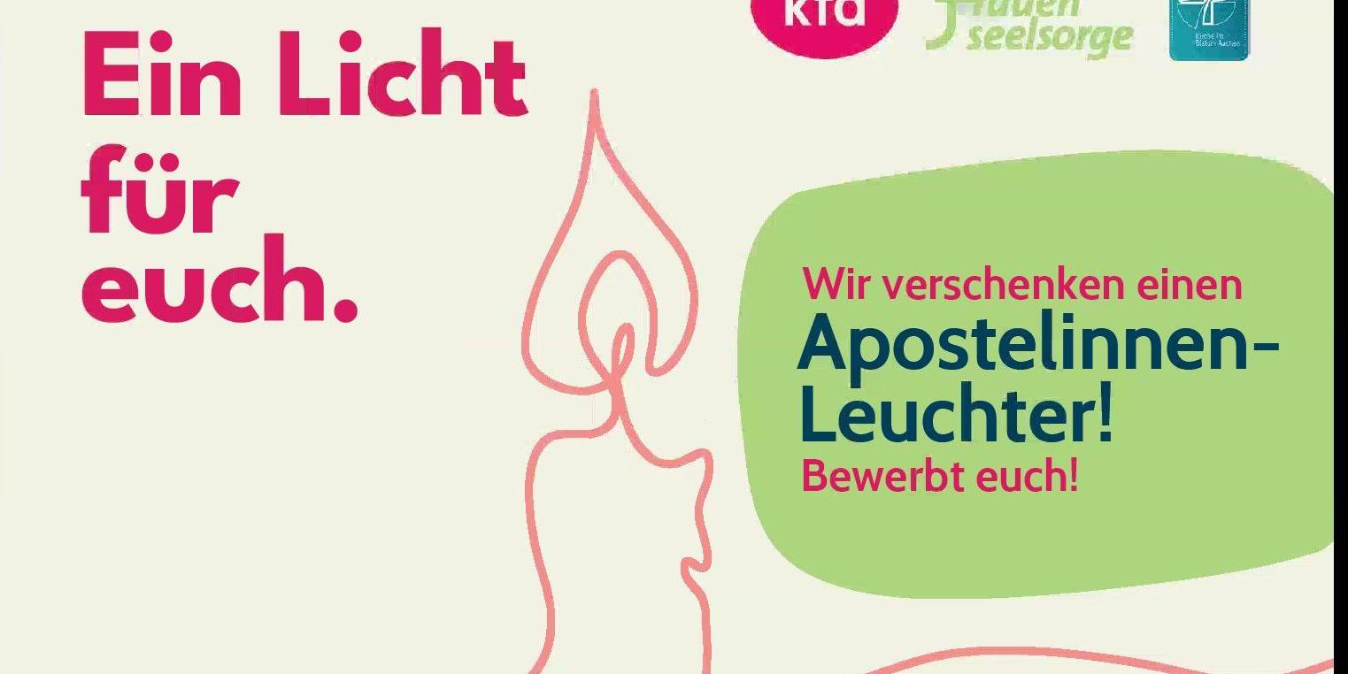 Flyer Apostelinnen-Leuchter