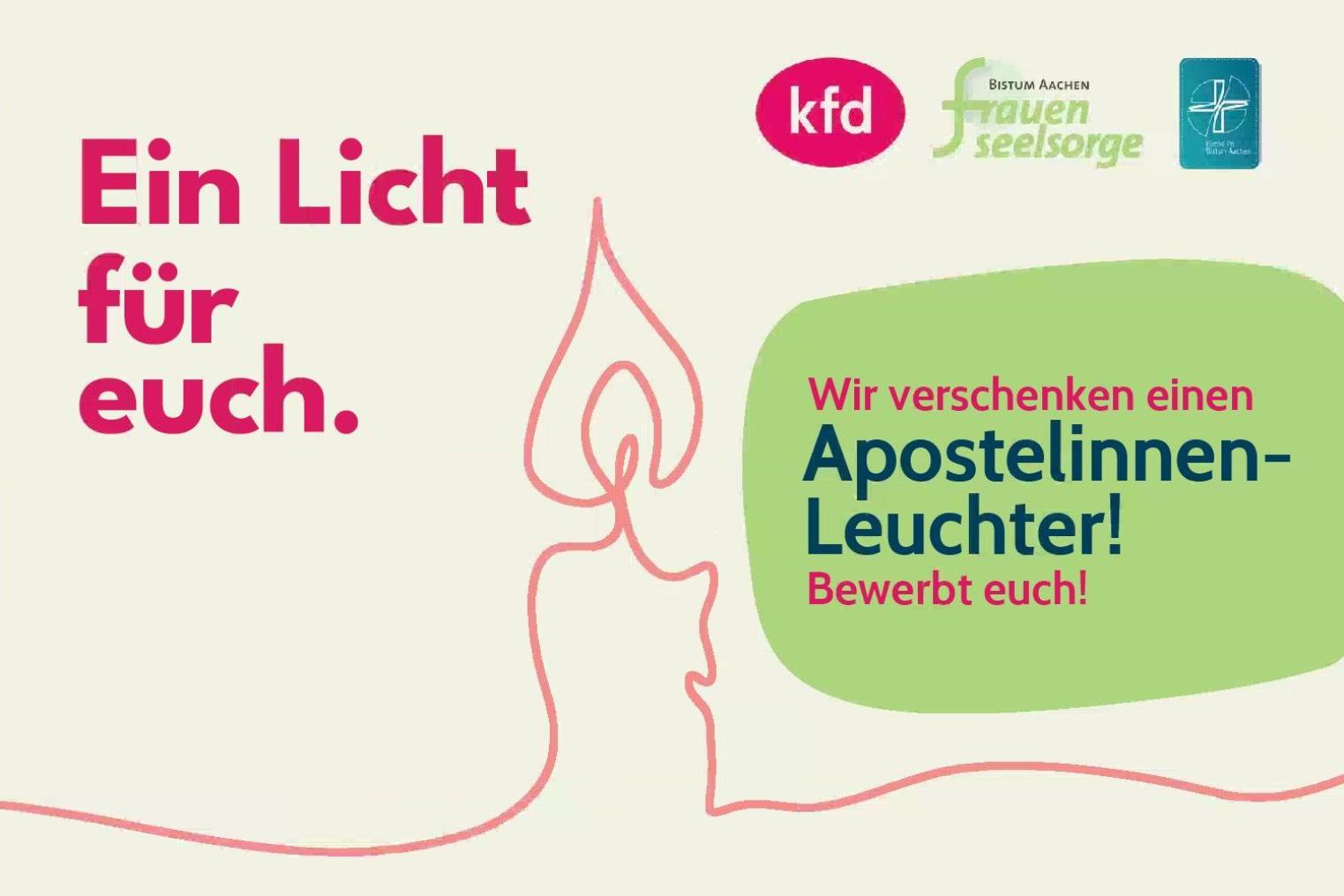 Flyer Apostelinnen-Leuchter