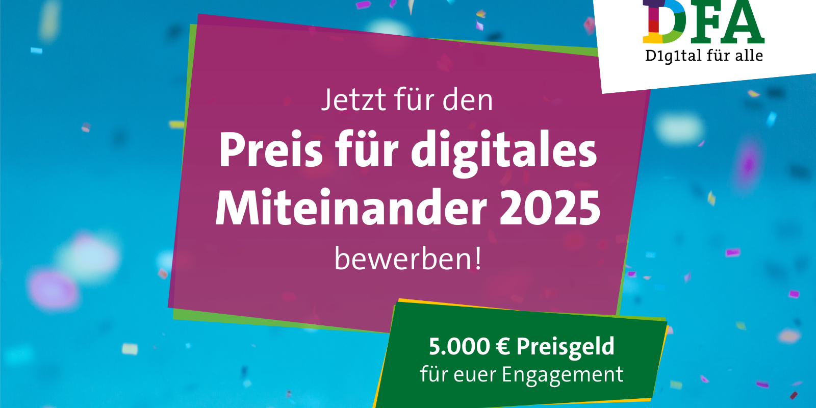 Visual - Preis für digitales Miteinander 2025