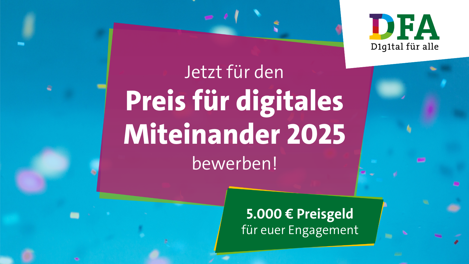 Visual - Preis für digitales Miteinander 2025