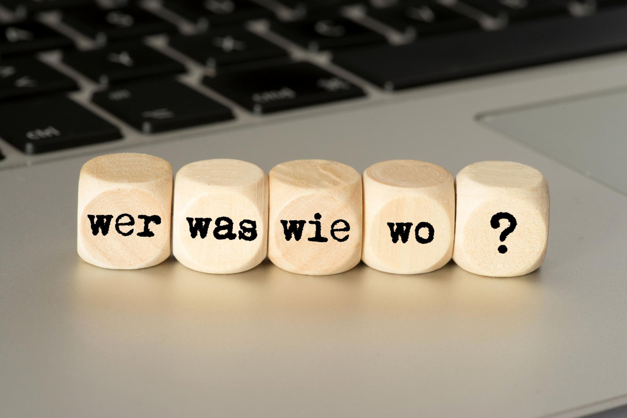 Würfeln Mit Den Fragen, Wer, war, Wie, Wo