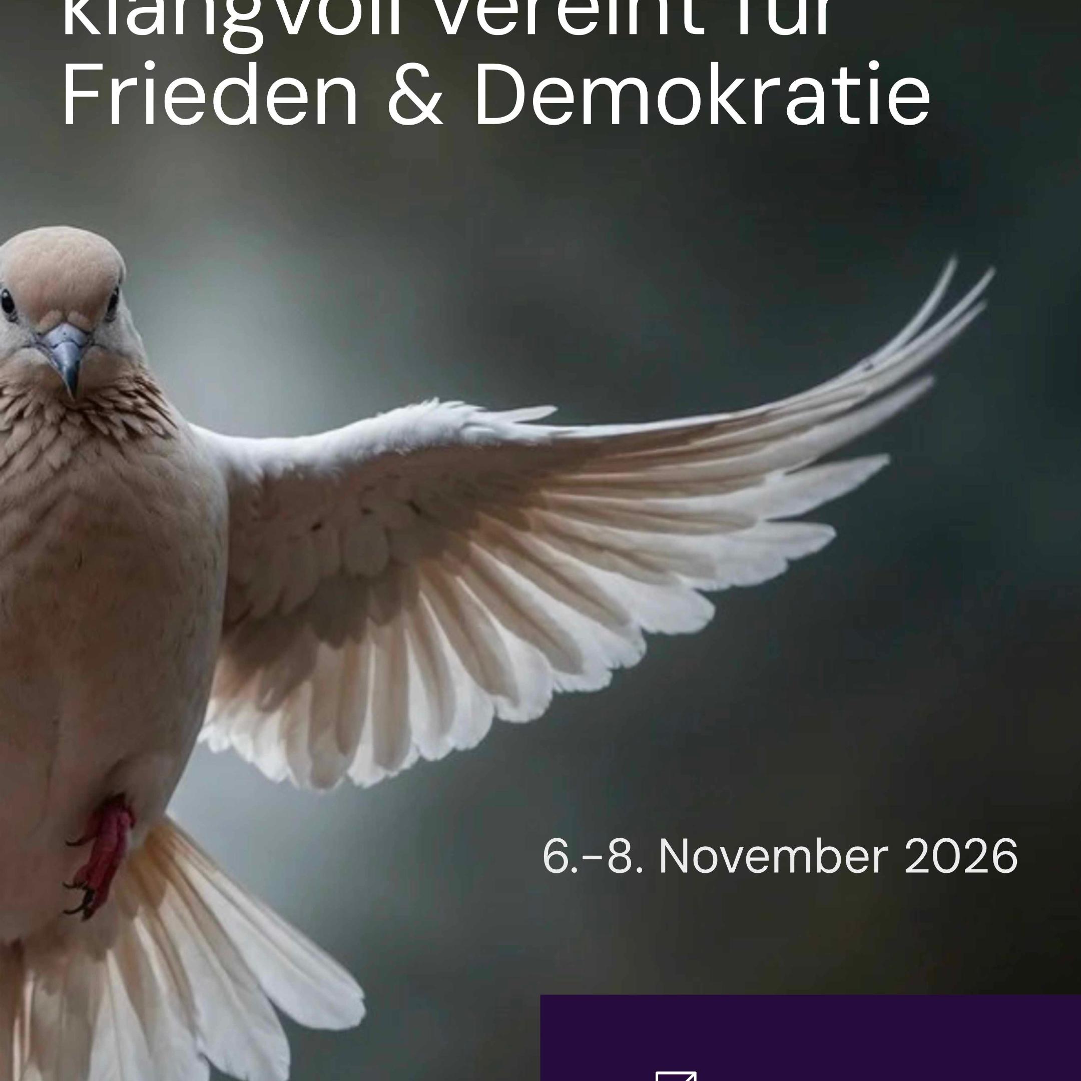 Plakat Layout Klangvoll vereint