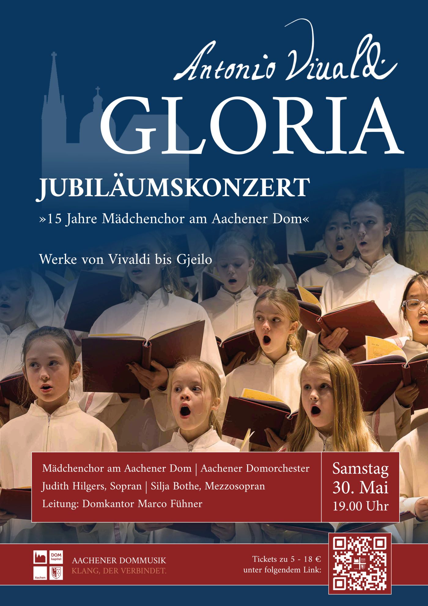 Plakat Mädchenchorkonzert