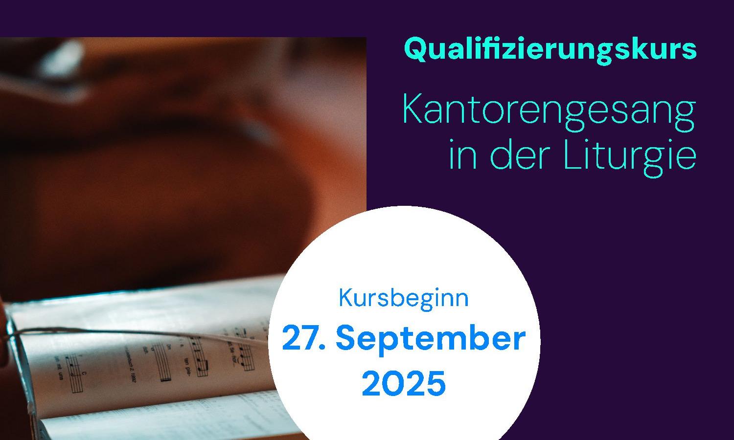 Neuer Qualifizierungskurs Kantorengesang ab September 2025