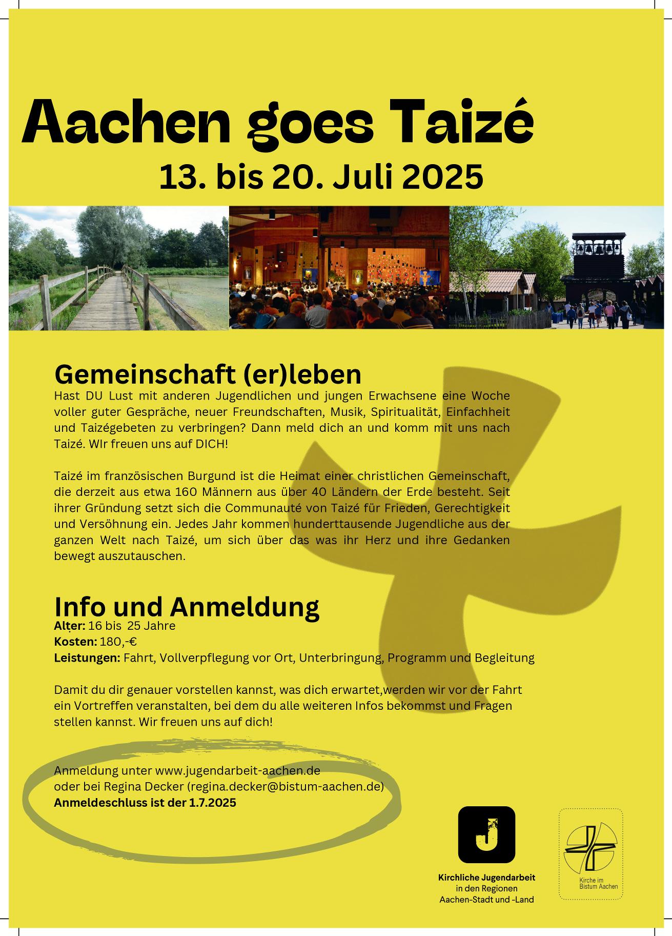 Flyer Taizé 2025