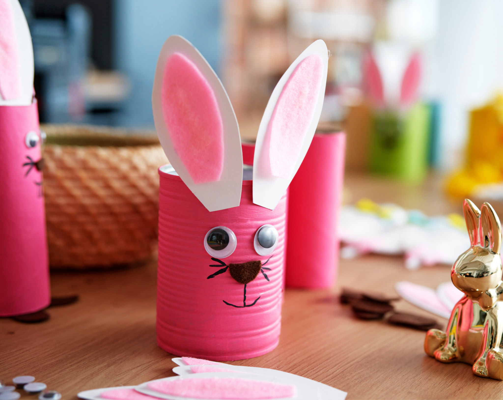 Osterhase aus Konservendose