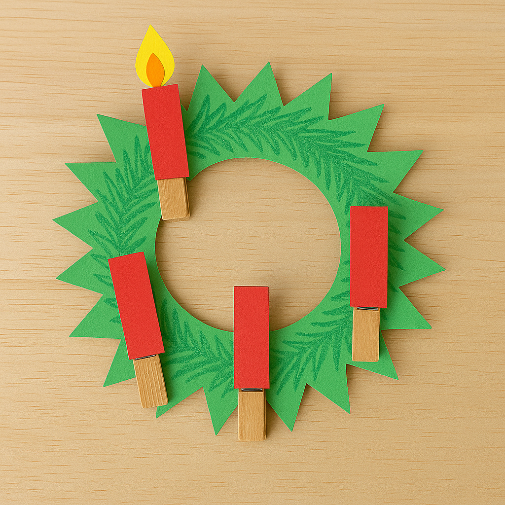Adevntskranz aus pappe