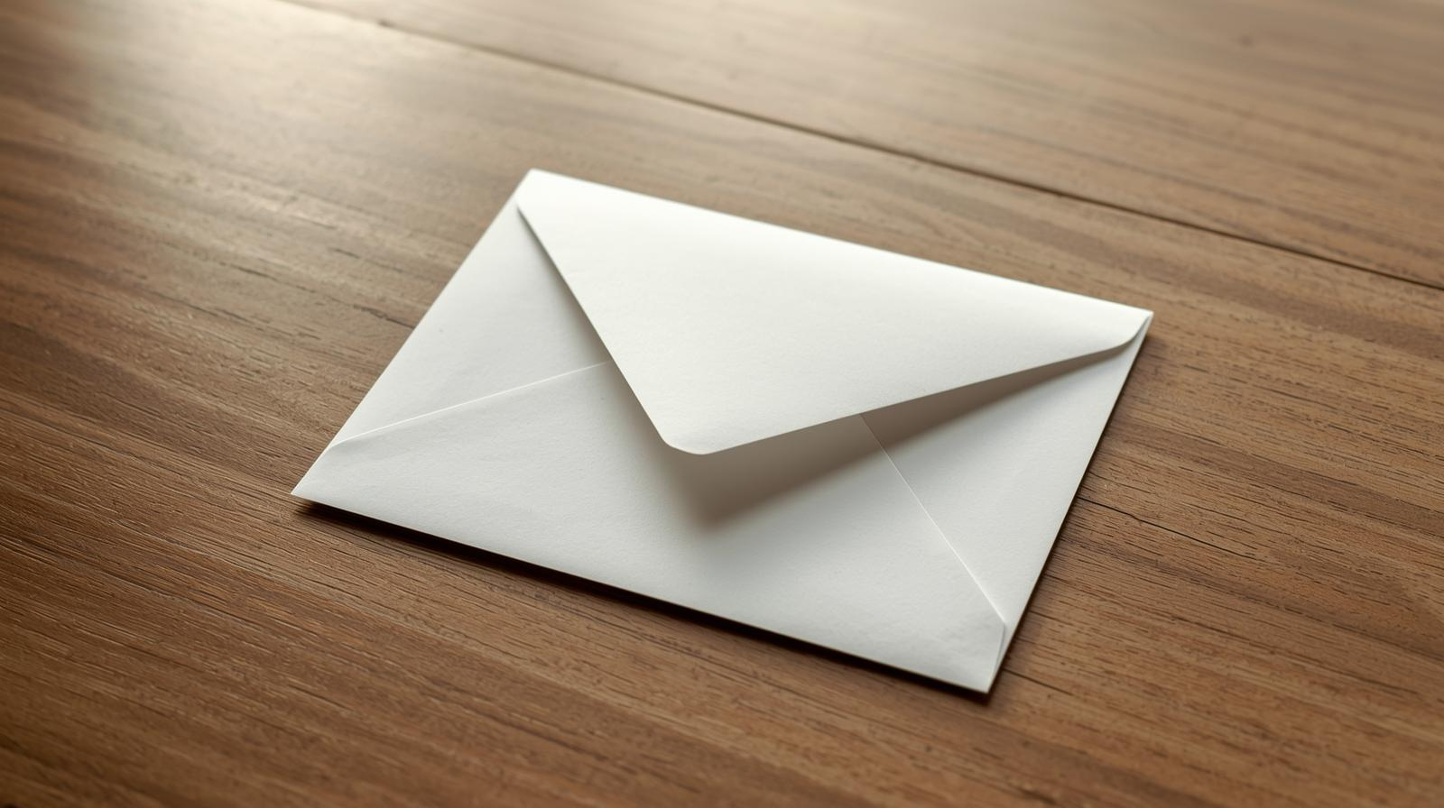 geöffneter Briefumschlag