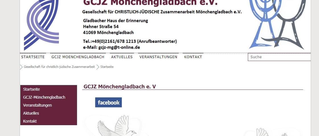 Gesellschaft für christl. jüdische Zusammenarbeit Mönchengladbach e. V.
