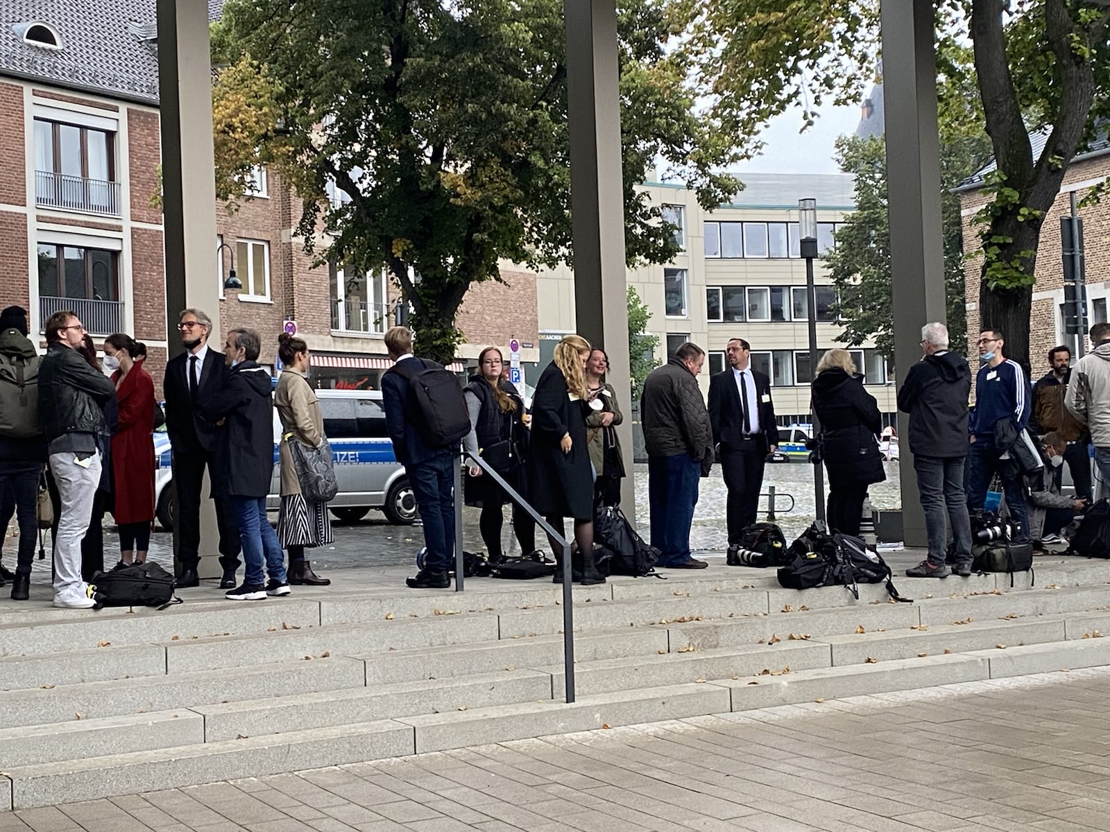 Die Presse wartet