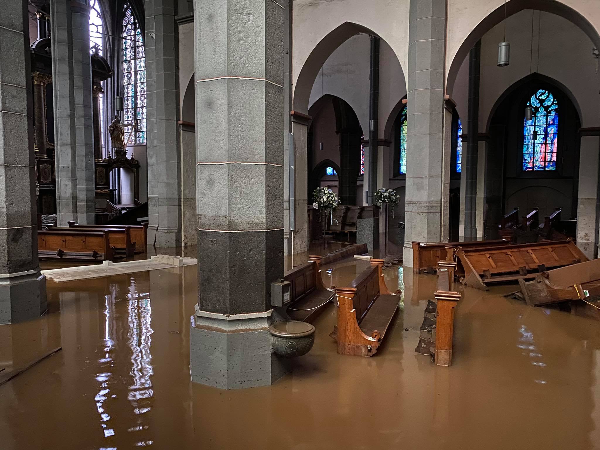 Die Propsteikirche St. Kornelius ist vom Hochwasser betroffen.