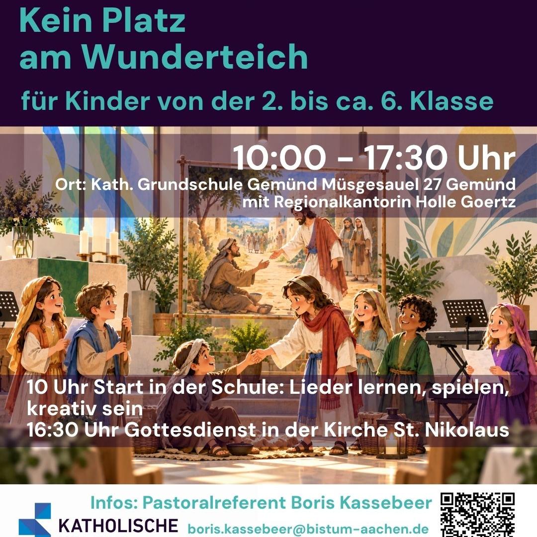 Flyer Kinderbibelmusical Gemünd 04.10.2026