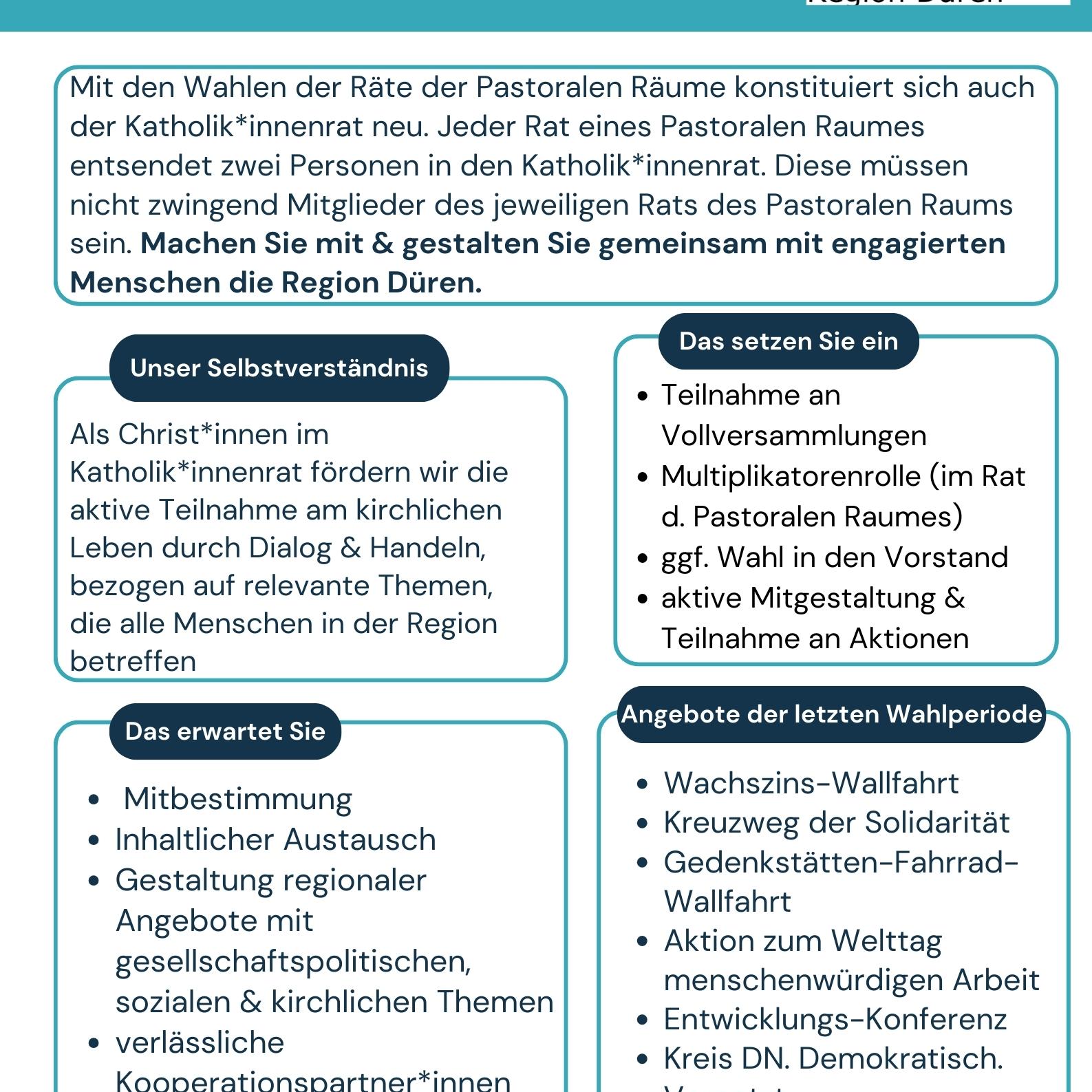 Katholikenrat DN Werbung