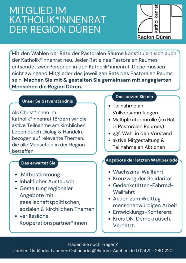 Katholikenrat DN Werbung