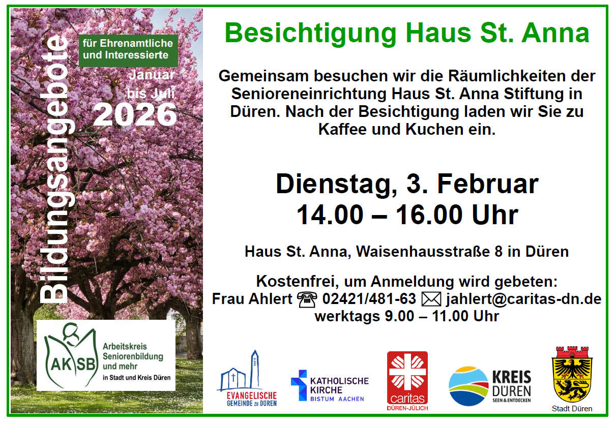 Besichtigung Haus St. Anna